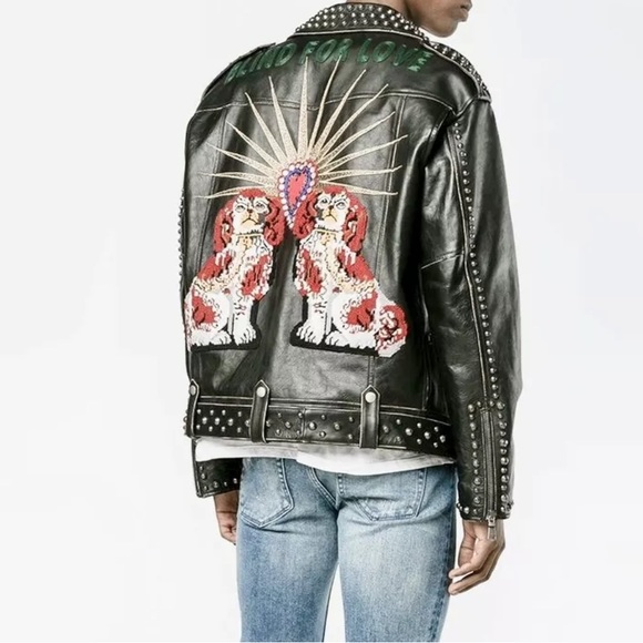 Gucci Other - GUCCI LEATHER JACKET